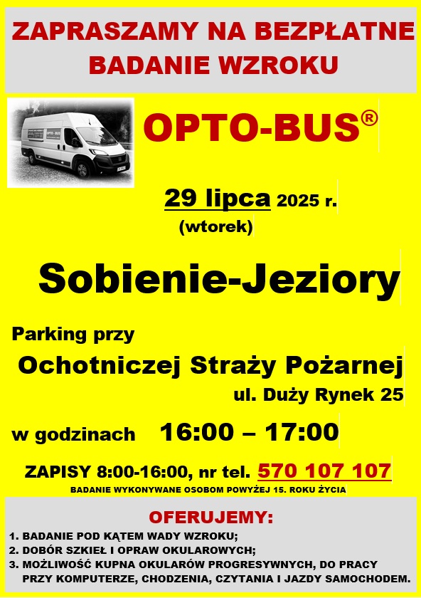 Bezpłatne badanie wzroku