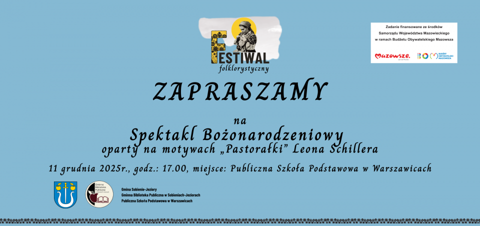 Zaproszenie na Spektakl Bożonarodzeniowy