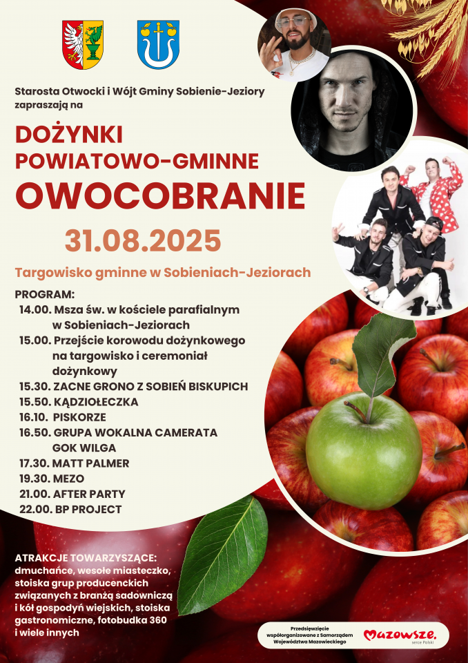 Dożynki Powiatowo-Gminne OWOCOBRANIE