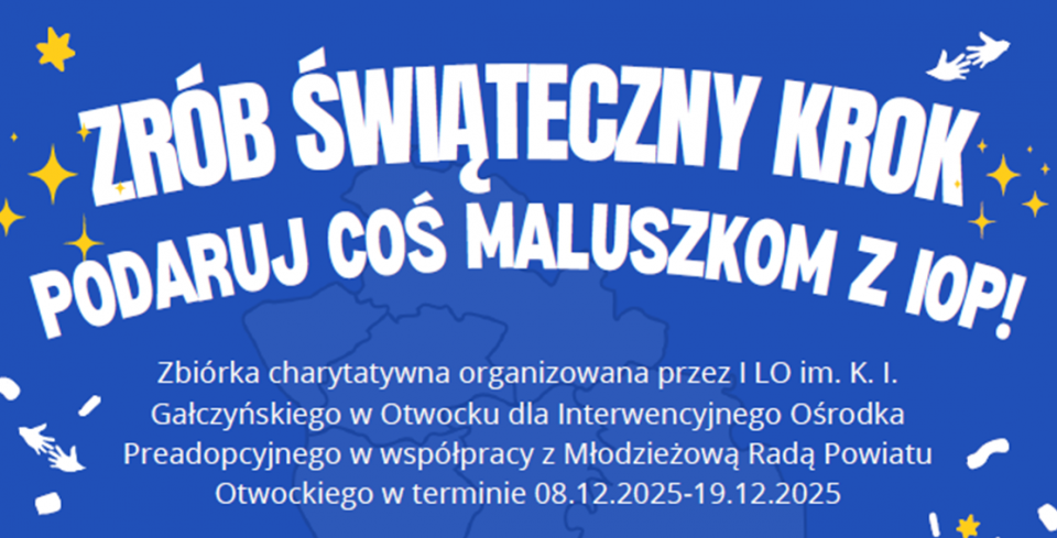 Zbiórka charytatywna na rzecz Interwencyjnego Ośrodka Preadopcyjnego w Otwocku