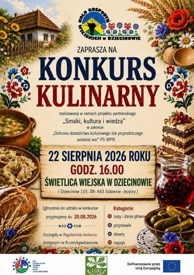 Konkurs Kulinarny dla kół gospodyń wiejskich