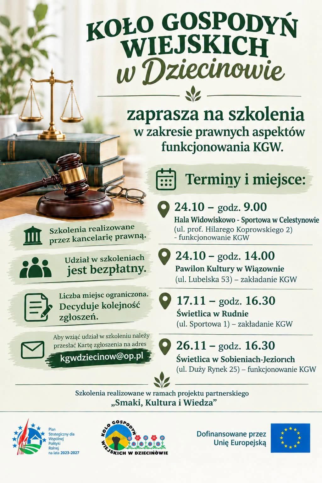 Aspekty prawne funkcjonowania kół gospodyń wiejskich