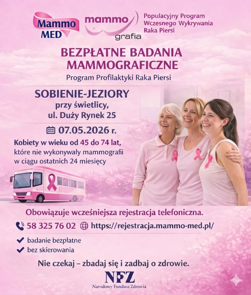 Mammobus w Sobieniach-Jeziorach