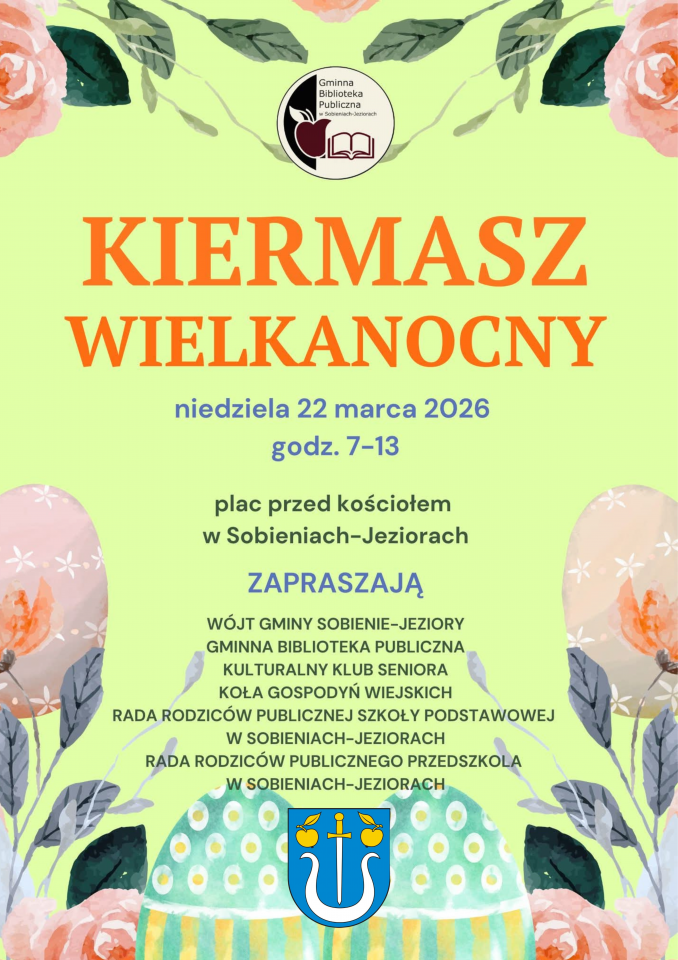 Zapraszamy na Kiermasz Wielkanocny